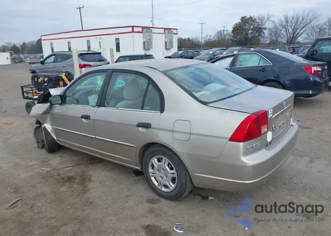 2001 Honda Civic Lx from USA, damaged, VIN 1HGES15511L060610